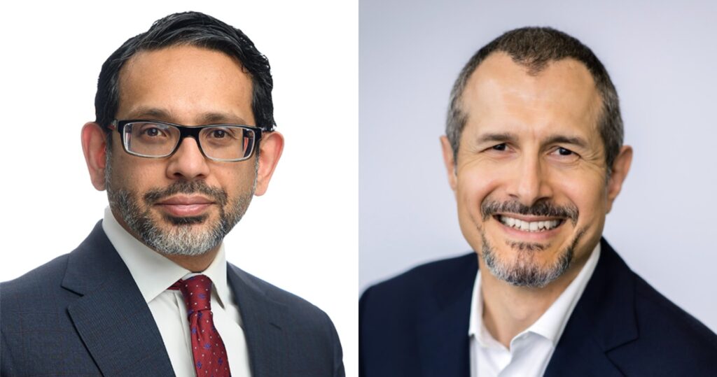 Imran Ahmad et Bernard Letendre -coprésidents du comité consultatif de Toronto de la grande campagne de l'UdeM