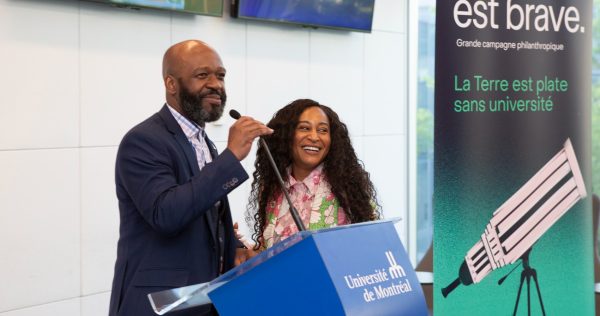 Le chancelier Frantz Saintellemy et son épouse entrepreneure Vickie Joseph
